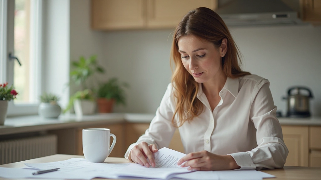 Профессиональное фото анализа расходов с таблицей, ручкой и документами на столе